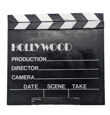Movie Set Director's Clapboard - Clapper Board - 11.5" x 11" - Production Slate - Image 1 of 4