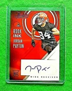 JORDAN PAYTON AUTO ROOKIE CARD CLEVELAND BROWN 2016 PANINI ABSOLUTE FOOTBALL RC - Picture 1 of 12