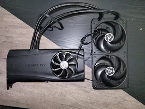 EVGA GEFORCE RTX 3090 FTW3 ULTRA HYBRID GAMING p/n 24g-p5-3988-kr - Bild 1 von 9