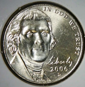 2006-D Jefferson Nickel UNC 6FS #747 - Picture 1 of 5