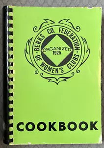 Berks County Pennsylvania Women's Federation Cooking Recipes Cookbook Cook Book - Picture 1 of 4
