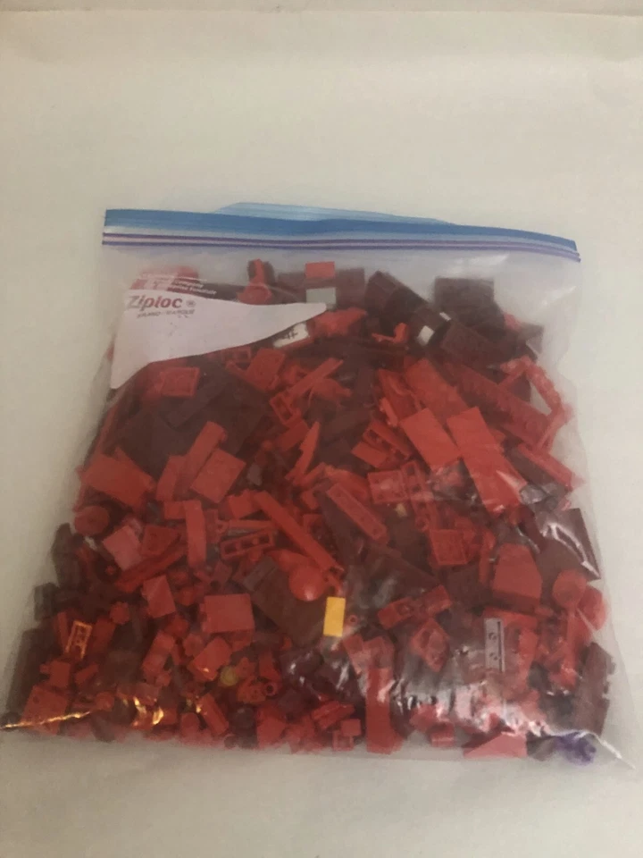 LEGO Bulk Parts and Pieces by the Pound LBS Clean Random Bricks! $8/lbs Red - Image 1 of 1