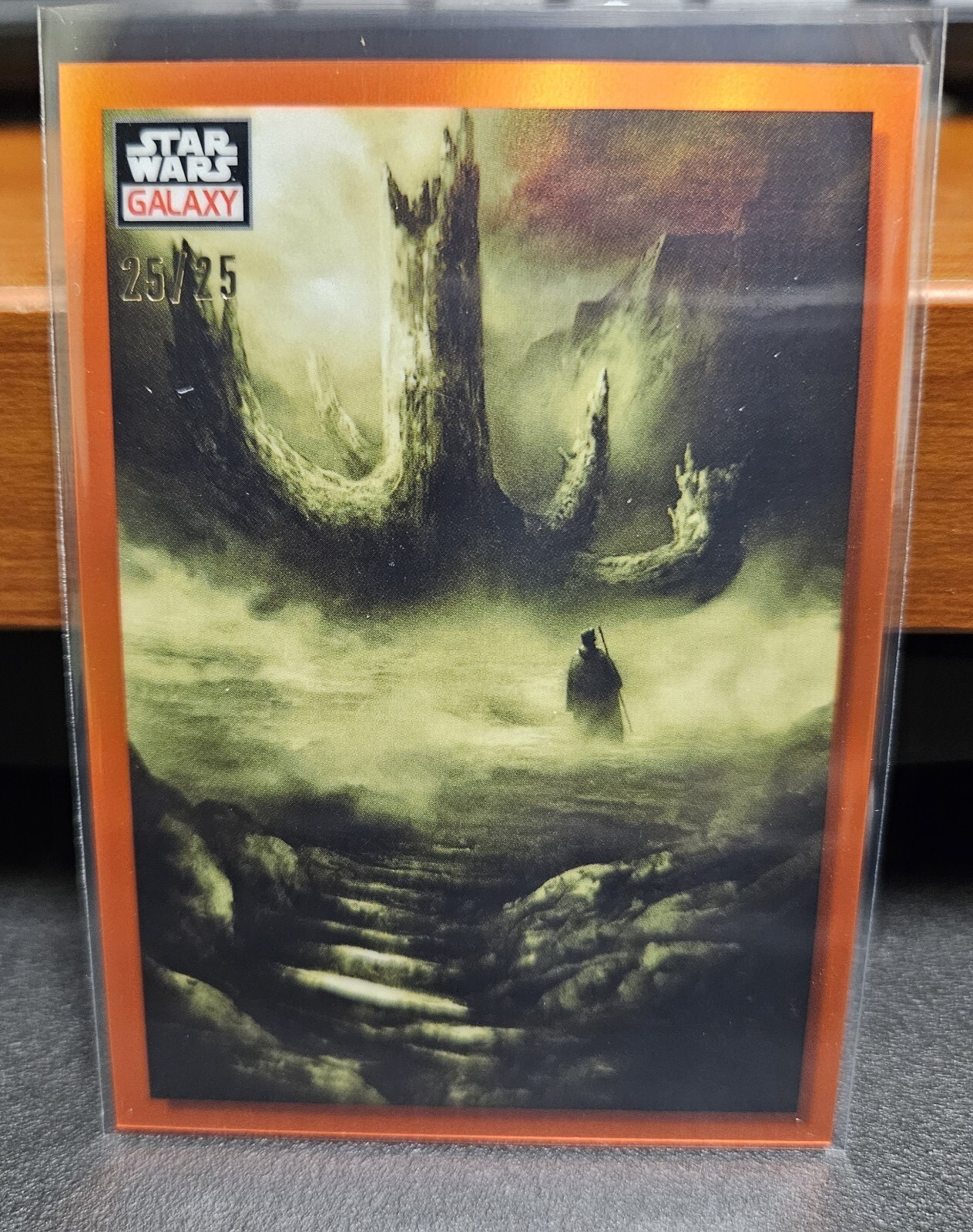 2023 Topps Chrome Star Wars Galaxy The Sacred Tree Orange Refractor 25/25 OMEGA