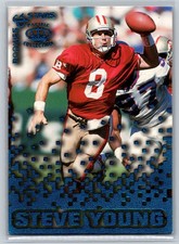 1995 Pacific Triple Folders #RS-30 Steve Young Rookies and Stars Blue