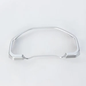 ABS Silver Dashboard Frame Instrument Gauge Trim for Toyot@ Land Cruiser LC300 - Foto 1 di 3