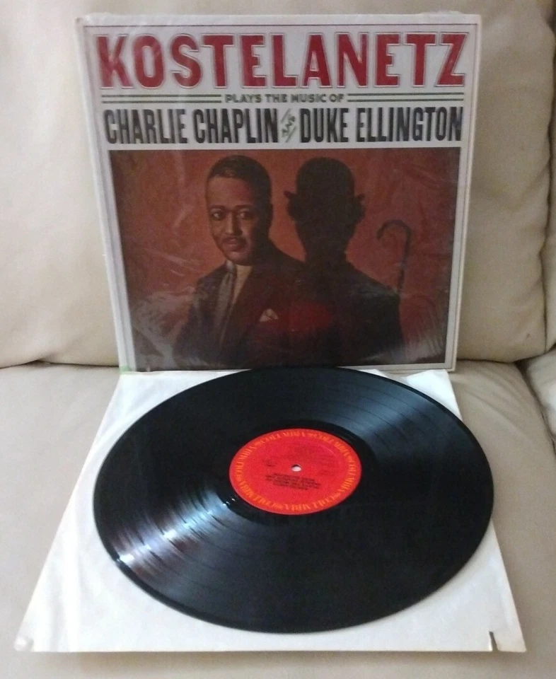 Kostelantez Plays the Music of Charlie Chaplin Duke Ellington PC 34660 Album LP - Image 1 of 4