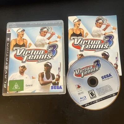 Virtua Tennis 3 - PlayStation 3 - PS3 Game with manual - Image 1 of 4