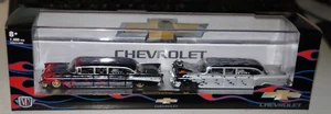 M2 Machines Black & Silver 1957 Chevy Bel Air Custom Limo Set R43 20-26 - Picture 1 of 1