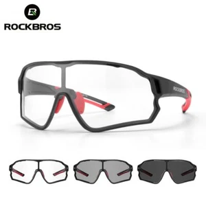 Photochromic Cycling Glasses Sunglasses UV400 Protection Outdoor Sport Eyewear - Picture 1 of 15