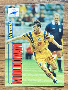 Panini 1998 France World Cup Card #92 Viorel Moldovan Romania - Picture 1 of 10