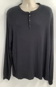 Conjunto de pijama largo modal Henry TENCEL negro manga larga Eberjey para hombre talla XL - Imagen 1 de 19