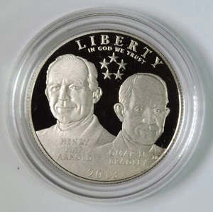 2013 S Proof 5 Star Generals Commemorative US Half Dollar in Original Capsule - Picture 1 of 2