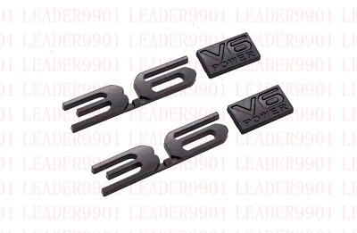 GRIS GRANITO 3.6 V6 EMBLEMA INSIGNIA PLACA DE IDENTIFICACIÓN Ajuste 18-21 JEEP WRANGLER JL x2 Foto 1 de 4