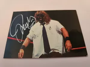 MANKIND 1998 Comic Images WWF Superstarz Authentic Autograph WWE - Picture 1 of 3