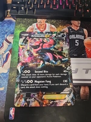 Krookodile EX XY25 XY Promo Holo Ex Promo Pokemon. TCG Oversized - Image 1 of 2