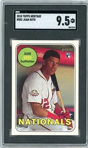 Juan Soto 2018 Topps Heritage Rookie RC #502 SGC 9.5 Mint+ Washington Nationals - Bild 1 von 2