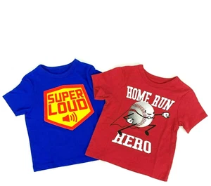 Children's Place Toddler Boy Short Sleeve Graphic T Shirts Size 12-18M New - Picture 1 of 3