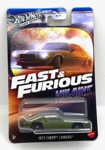 41078 HOT WHEELS / FAST AND FURIOUS VILLAINS 2025 / 5/5 1973 CHEVY CAMARO - Picture 1 of 1