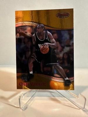 克里斯·韦伯 1999 年 Bowman's Best Gold #74 萨克拉门托国王队 — 第 1/2 张图片