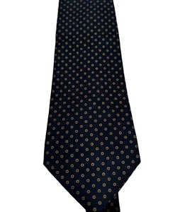VINTAGE Designer BURBERRYS of London Blue Floral ALL Silk Tie (Burberry) 4” - Picture 1 of 6
