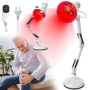 150W Wärmelampe Rotlicht Infrarotlampe Rotlichtlampe Faltbar Therapie Lampe DHL - Bild 1 von 12