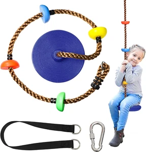 Altalena per Interni Ed Esterni, per Bambini E Adulti, Fino a 120 Kg, Altalena C - Foto 1 di 12