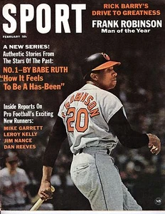1967 FEB Sport Magazine baseball Frank Robinson Baltimore Orioles Rick Barry GNL - Picture 1 of 1