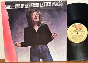SUZI QUATRO Suzi..And Other Four Letter Words 1979 RSO Hard Rock LP VG+ OG Inner - Picture 1 of 2