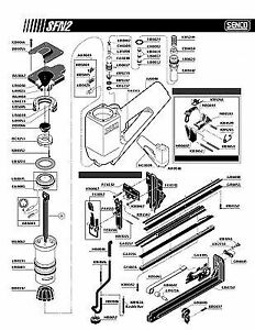Senco Finish Nailer SFN2 SFNII O ring Rebuild Parts Kit - Complete O Ring Kit!!
