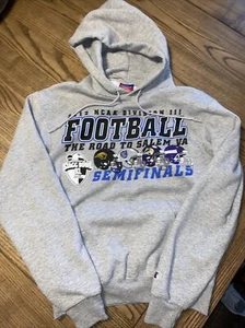 NCAA DIVISION 3 FOOTBALL Hoodie Sweatshirt SMALL CHAMPION Road to Salem GRAU - Bild 1 von 4