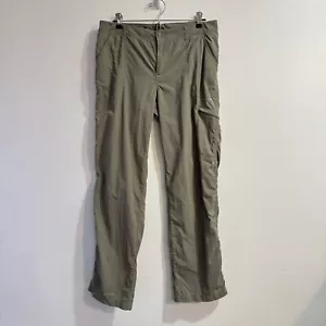 Columbia Pants Womens 10 PFG Fishing Outdoor Hiking Green Rip Stop Omnishade - Picture 1 of 11