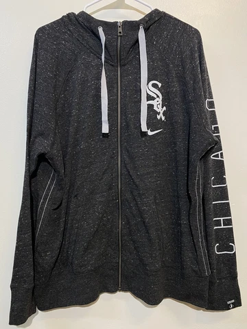Nike Chicago White Sox Womans Full Zip Lightweight Sweatshirt XXL Cover