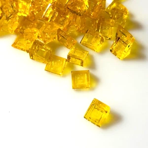 75 per lot NEW LEGO Transparent Yellow 1x1 2/3 Roof Tiles (50746/4260942) cheese - Picture 1 of 3