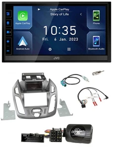 JVC DAB Bluetooth Lenkrad USB 2DIN Autoradio für Ford Transit Connect 2013-18 si - Bild 1 von 12