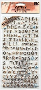 BOY RUB ON ALPHABET Decorative Scrapbook Page Stickers Over The Moon Press - Picture 1 of 1