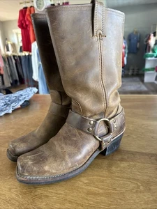 Frye Womens 12R Harness Boot Brown 7.5 - Picture 1 of 5