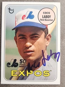 Jose Laboy Signed 2019 Topps Archives - 50th Anniversary of the Montreal Expos - Picture 1 of 1