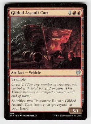 Kaldheim #390 Gilded Assault Cart - Image 1 of 2