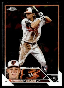 2023 Topps Chrome Rookie Gunnar Henderson #2 - Picture 1 of 2