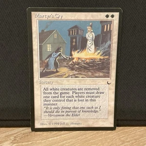 MTG Magic The Gathering- MARTYR’S CRY, The Dark - Picture 1 of 3