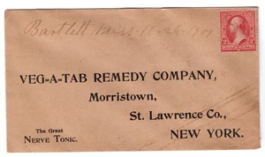 Bartlett MS Newton County (1901/1931) an Medical Remedy Co 1907 - Bild 1 von 2
