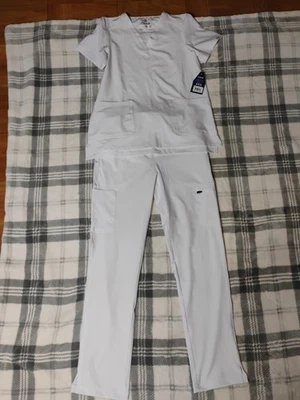 Conjunto Top Pantalones Adar Para Mujer Calce Contemporáneo Blanco Cuello en V S Pequeño Nuevo Foto 1 de 4