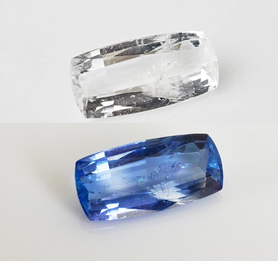 Tenebrescent Scapolite 2.05 ct   Cushion Cut 12.10 x 6.30 x 3.60 mm N230 - Image 1 of 1