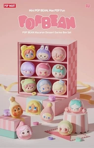 Authentic Pop Bean MACARON DESSERT Series Blind Box Set - 9 Figures - Picture 1 of 6