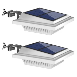 Solar Gutter & Fence Lights - 40 Outdoor Waterproof Lamps for Eaves, Garden, ... - Picture 1 of 9