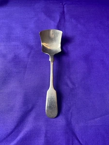 Vintage E.W & Co Nickel Silver Sugar Spoon Shovel Square - Picture 1 of 5