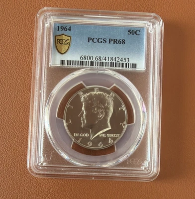 1964 Kenedy Half Dollar 50C PCGS PR68 #WG40 - Image 1 of 2