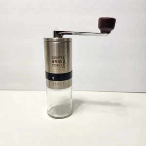 Camping Outdoor Small Portable Hand-Crank Coffee Grinder w/ 6 Coarse Settings - Picture 1 of 9