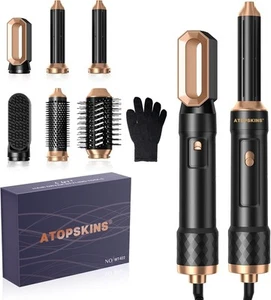 Haartrockner Bürste Phon 6 in 1 Air Styler Multifunktionsset 1000W Atopskins - Bild 1 von 9