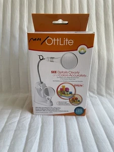 OttLite LED Magnifier Lamp Clip-On / Mount Flexible Craft Hobby Light RARE New - Picture 1 of 6